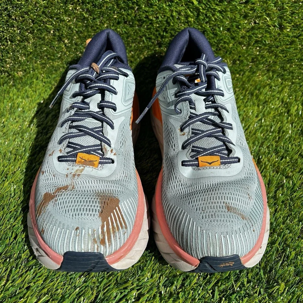 Hoka One One Shoes Women Size 11 Women's Bondi 7 Running Blue Haze Black Iris
